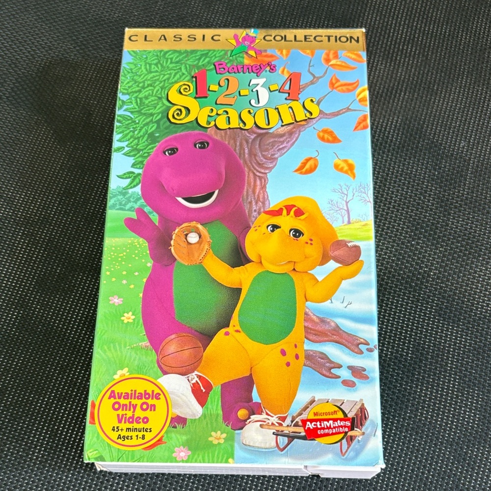 Barneys the purple dinosaur season 1,2,3 and 4  Kids Video - VHS